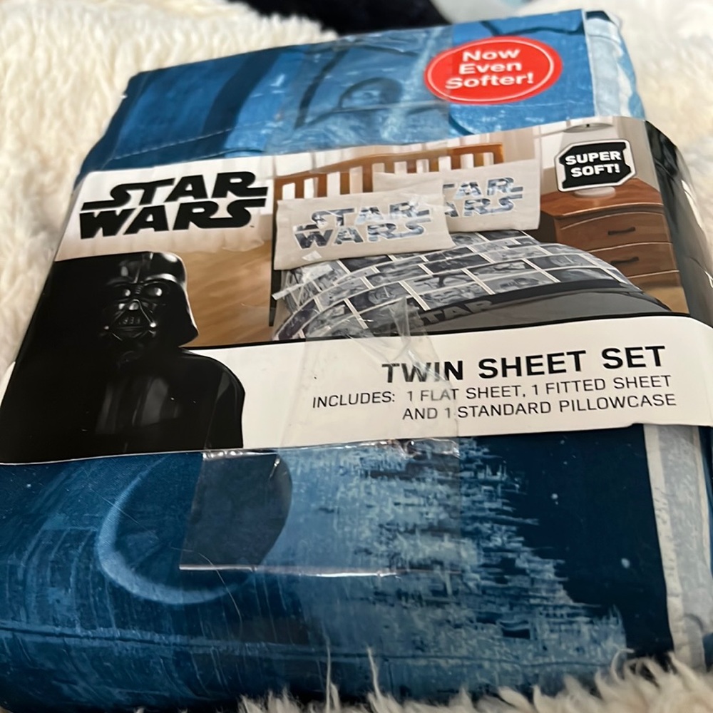 New Star Wars Twin Sheet Set NWT